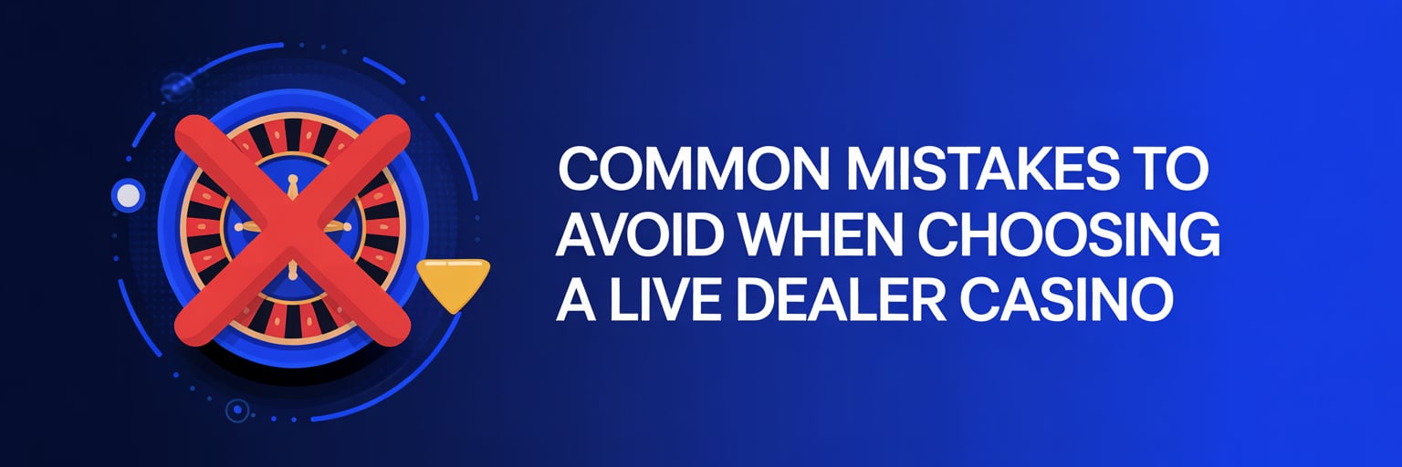 Common Mistakes to Avoid When Choosing a Live Dealer Casino